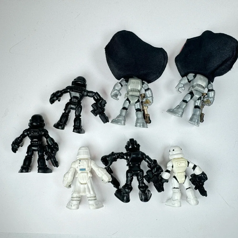 Lot 7 Fisher-Price Imaginext Star Wars Troopers Blasters Capes Hasbro Figures